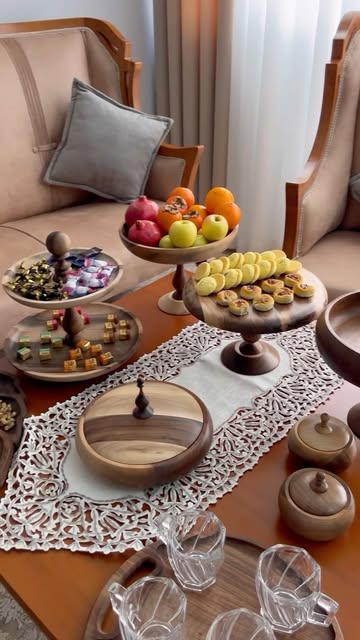 ست زیبای پذیرایی چوب گردو